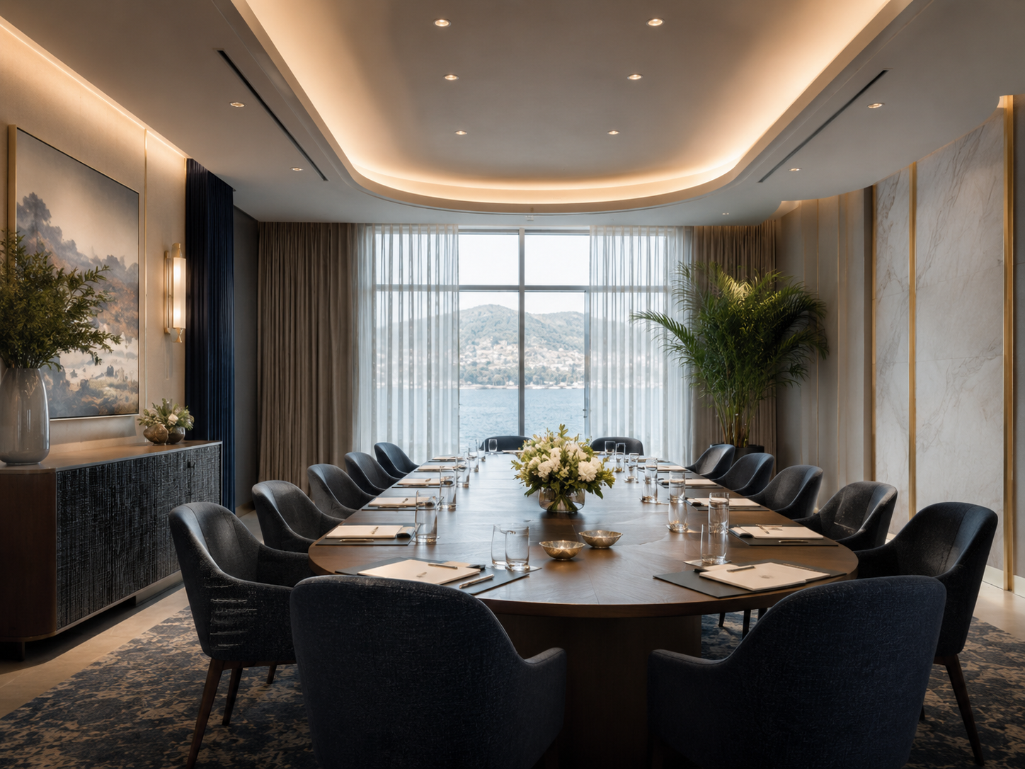 RoyalTui boardroom and private function setup